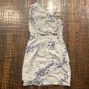 Bcbg one shoulder dress